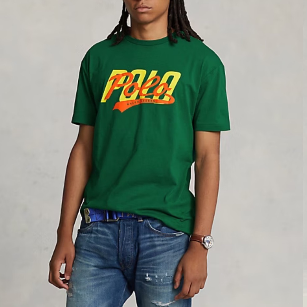 Ralph Lauren Classic Fit Stacked-Logo Jersey T-Shirt